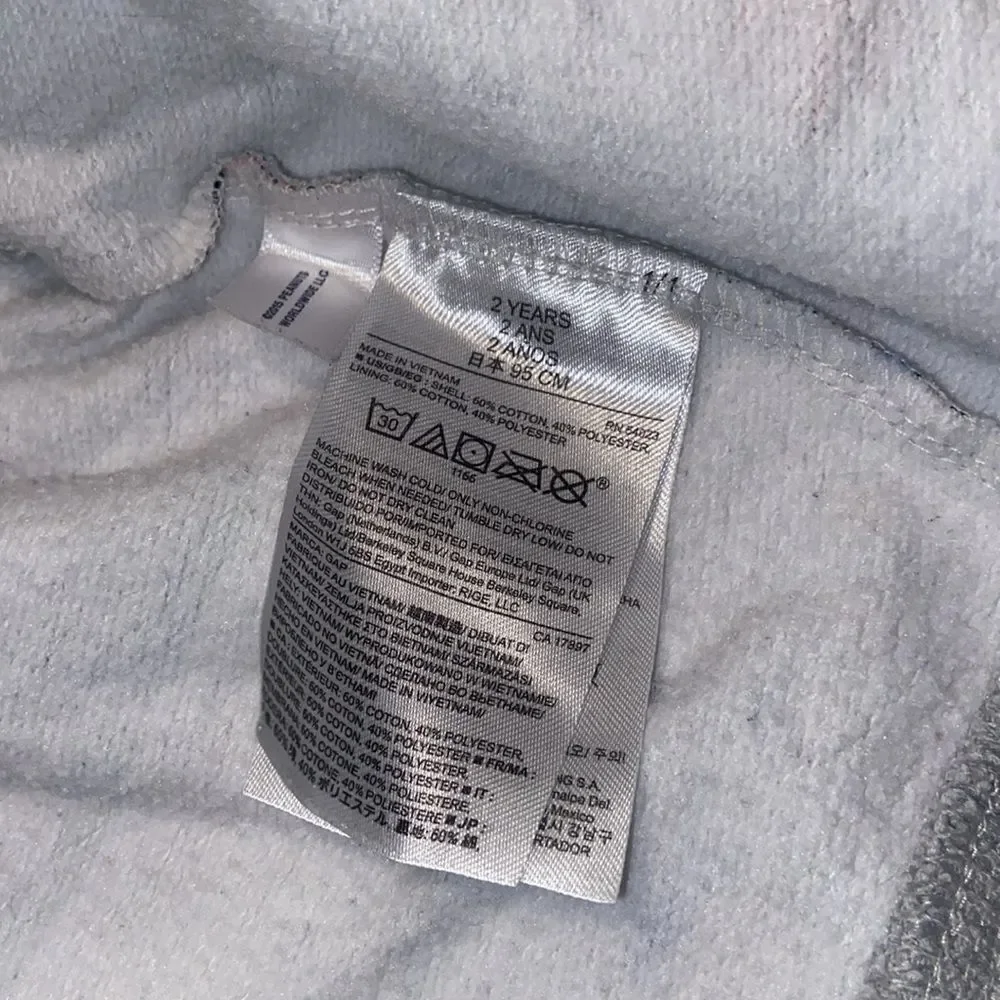 Baby Gap+Peanuts Hoodie Sweatshirt Sz 2T